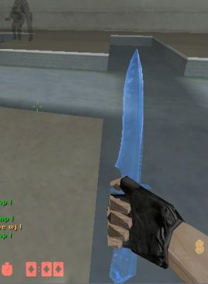 cs16怎么换刀皮肤？（cs1.6 武器皮肤）