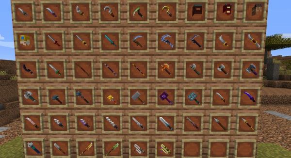 我的世界水世界武器顺序？（minecraft更多武器1.7.10）
