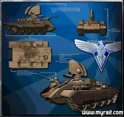红色警戒2阵营对应武器？（红色警戒2武器概念图大全）