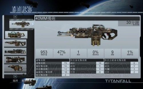 泰坦陨落2所有武器？（泰坦陨落武器介绍）