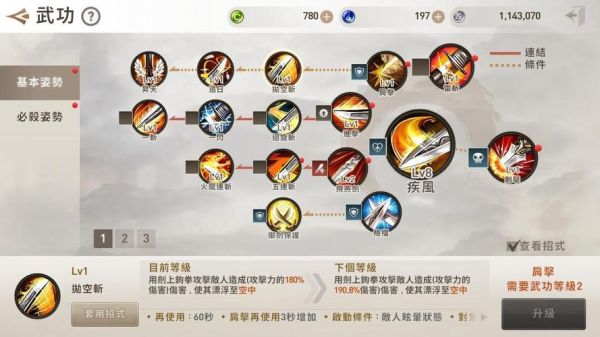 剑灵革命自动武功顺序？（剑灵s3武器变更武功）