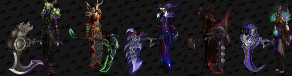WOW幻化系统能幻化PVP装备吗？（术士能幻化长柄武器）