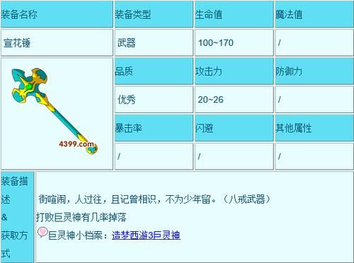 巨灵神武器造梦西游3？（巨灵神武器）