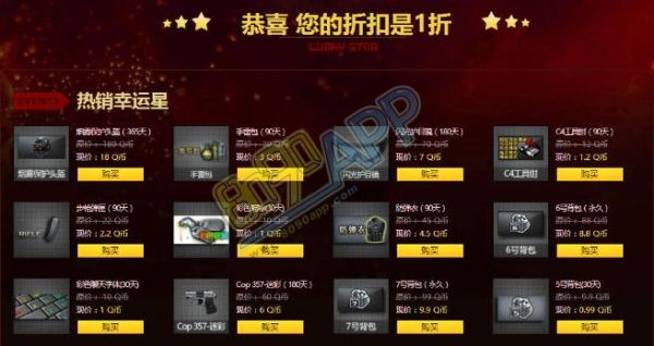 cf王者武器怎么购买？（购买穿越火线武器）