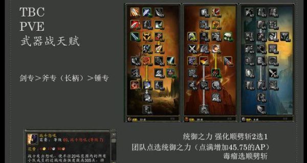 魔兽世界60级武器战输出手法？（魔兽世界6.2武器战视频解说）