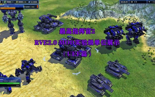 最高指挥官2哪个mod最好玩？单位最多？（最高指挥官1实验级武器）