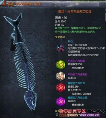 剑灵S3武器是什么意思？就是传说武器前面的词缀？（剑灵s3武器变态）