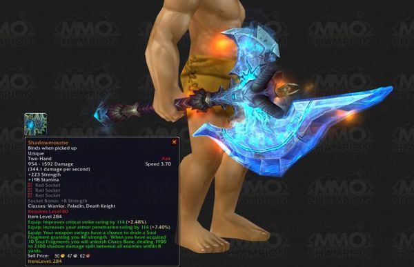 wlk橙斧属性是什么？（dk橙色武器）