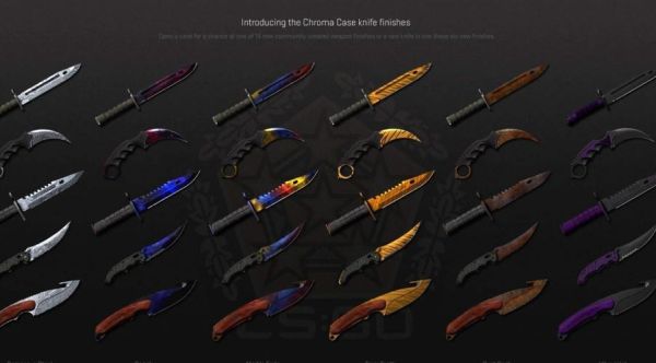 csgo十大稀有刀排名？（csgo稀有武器）