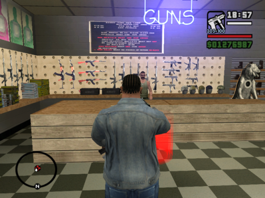 gtasa手机版所有功能？（gtasa手机版武器店）