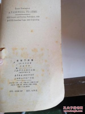 海明威永别了武器起始文段主要描述了什么？（永别了武器内容简介）