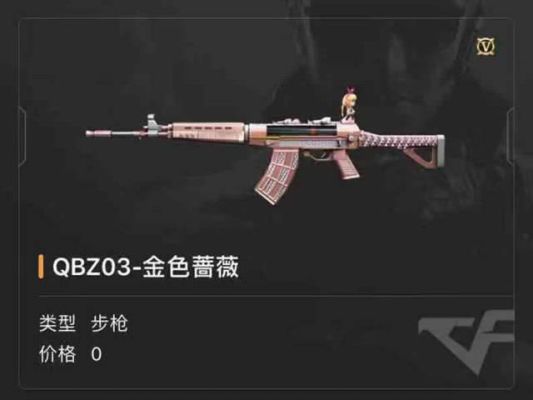 cf中的qbz是什么枪？（cf英雄武器枪托）