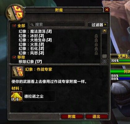魔兽世界幻象怎么弄到武器上？（wow 幻象之书 武器）