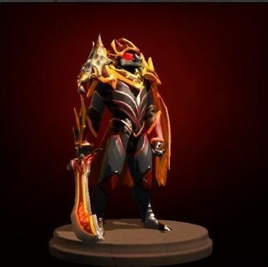 怒炎龙骑带什么近战武器？（dota2龙骑的武器）