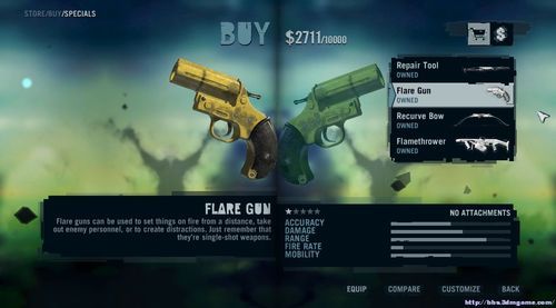 孤岛惊魂3什么武器好用？（孤岛惊魂3武器威力修改）