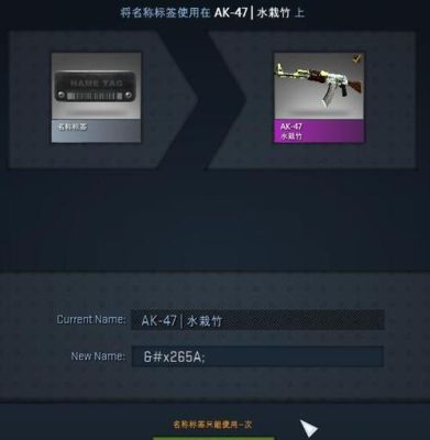 csgo武器改名注意事项？（csgo武器更名）