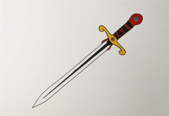 十八般兵器剑的画法？（武器画最简单的）