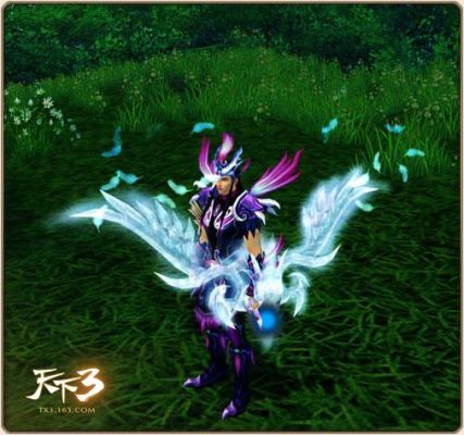 天下3翎羽的武器如风哪里爆？（天下3羽毛武器外观图）