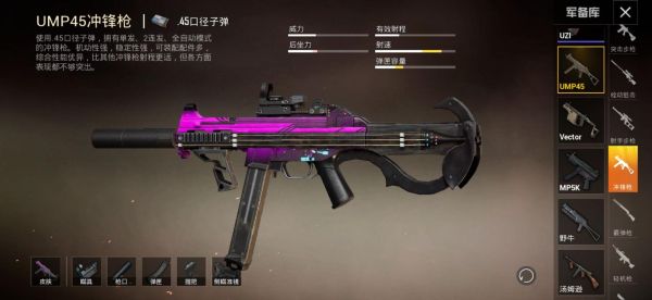 和平精英ump45淘汰效果怎么装备？（淘汰的武器装备）