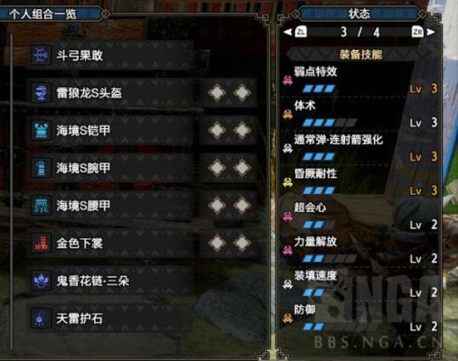怪物猎人衣装强化有什么用？（猎人生活 武器玉）
