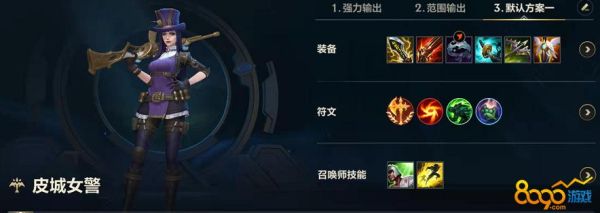 大乱斗皮城女警出装？（皮城女警的武器）