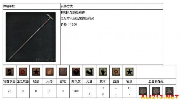 血源太刀获得方法？（血源全武器获得）