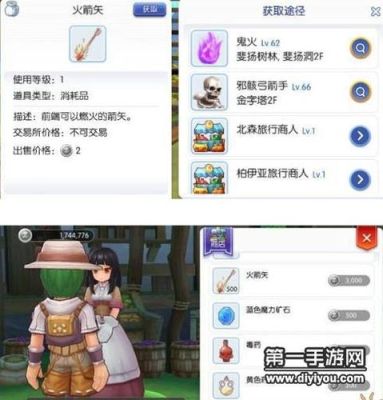 仙境传说箭矢哪里买？（仙境传说武器大全）