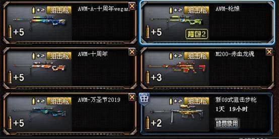 cf仓库的武器颜色代表什么？（武器仓库图片）