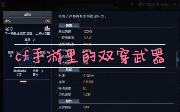 穿越火线双穿是什么意思？（武器 双穿）