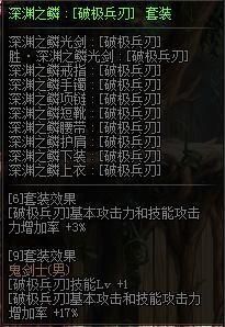 dnf哪些装备是加破极兵刃的？（加破极兵刃的武器）