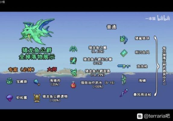 泰拉瑞亚专家boss掉落物1.4？（武器专家模式掉落）