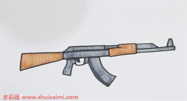 如何画出武器？（人画的简单武器图片）