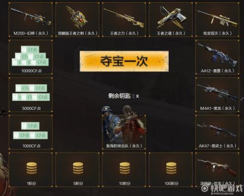 cf端游夺宝抽奖技巧？（cf挑战武器抽奖技巧）