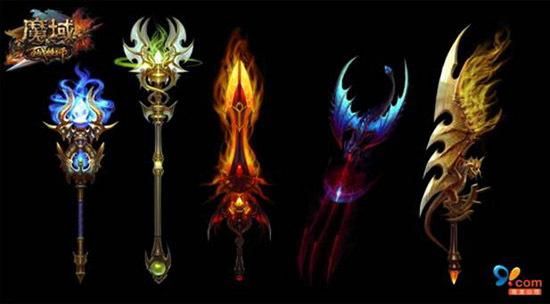 魔域战士武器总览？（魔域战士什么武器好看）