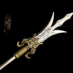 三叉两刀戟多重？（二郎神的武器多重）