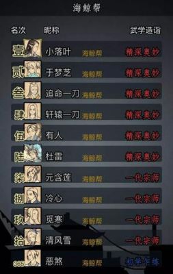 放置江湖能传承的武功？（放置江湖武器能传承吗）