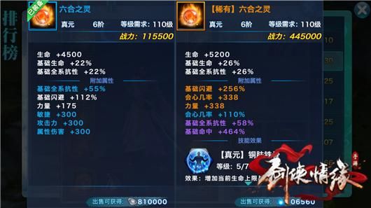 剑侠情缘手游天王装备洗练，装备要什么属性好？（剑侠天王10阶武器）
