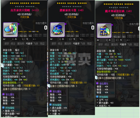 冒险岛110弓箭手装备出处？（冒险岛弓箭手武器时装）