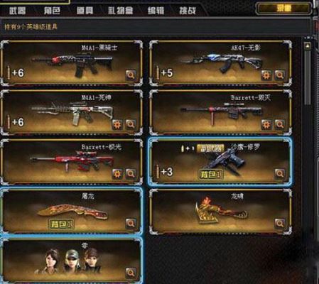 重装机兵人类武器排行？（穿越火线的人类英雄武器图片）