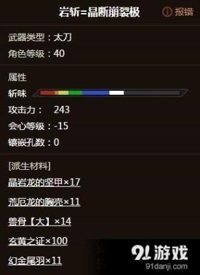 怪物猎人哪些武器能断尾破头?弓弩锤子能不能？（断尾武器）