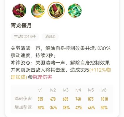 关羽技能图鉴？（刀锋铁骑 武器范围）