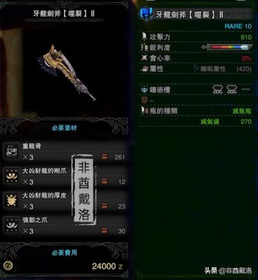 怪物猎人世界斩斧？（2017怪物猎人新武器斧）