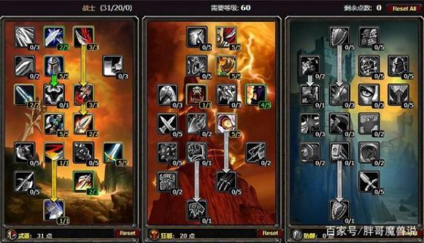 9.0武器战士pvp天赋？（70级武器战士pvp天赋）
