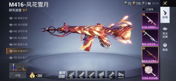 和平精英m4升级枪哪个最好？（m4升级武器）