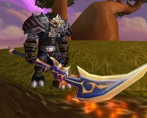 魔兽世界战士最帅武器？（游戏中最帅的武器图片）