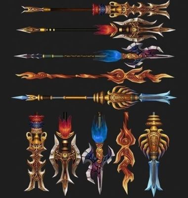 上古战神魔腾怎么样？（上古世纪武器原画）