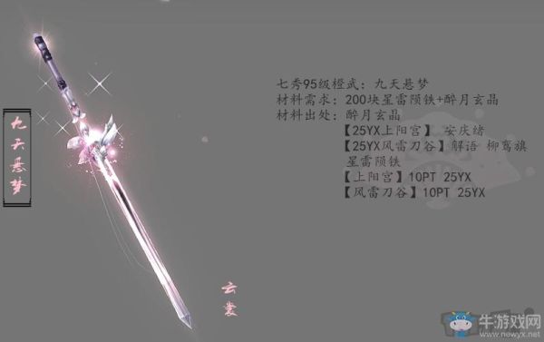 剑网3七秀装备？（七秀毕业武器）