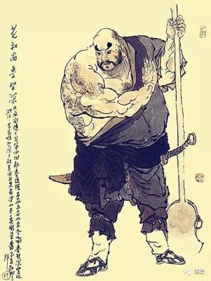 水浒传鲁智深杀飞天夜叉和生铁佛第几集？（却夜叉武器）