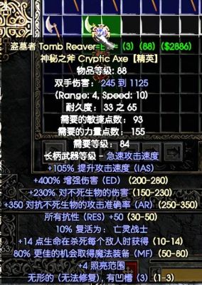 暗黑2 佣兵武器最好？（暗黑2衰老武器）