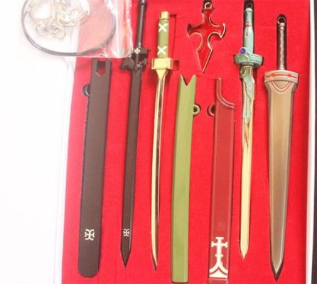 刀剑神域主要几个主角武器的名称？（刀剑神域女主的武器）